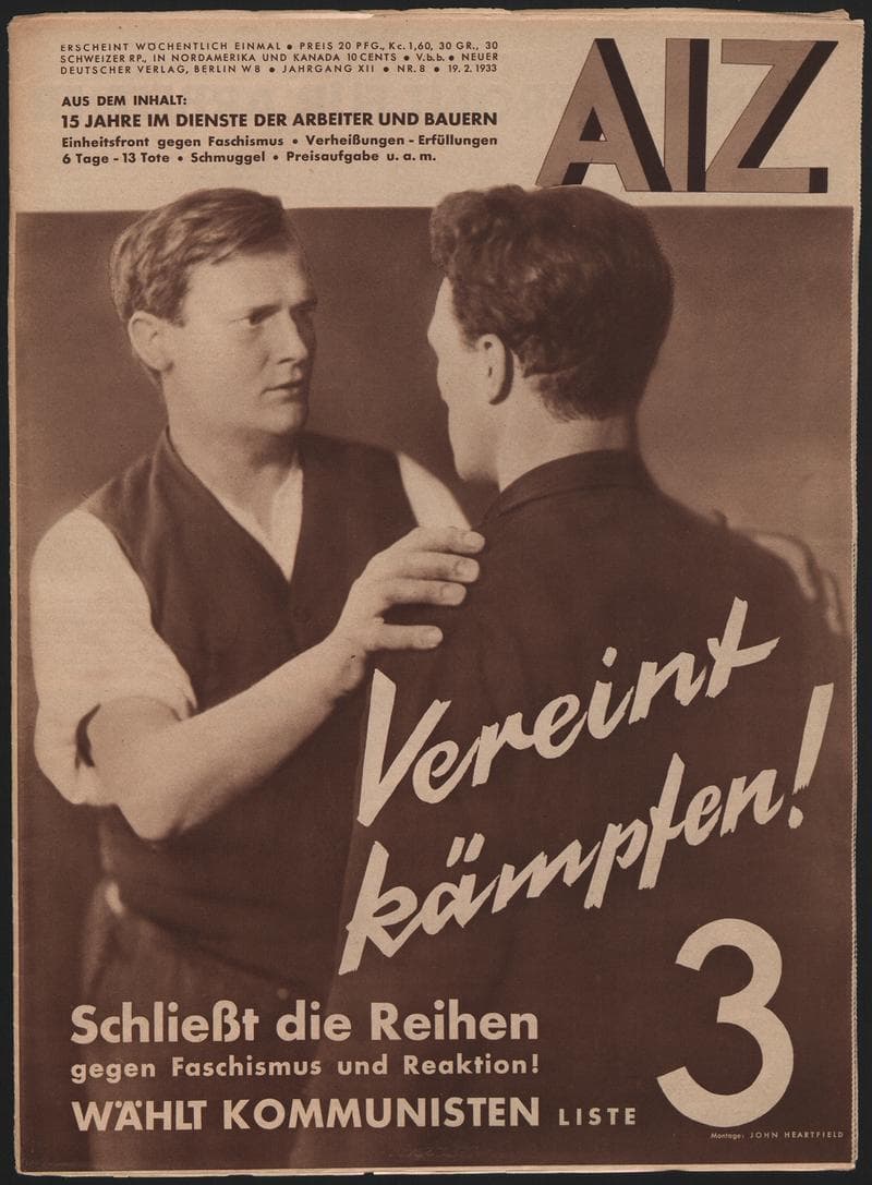 AIZ 12 (1933), 8 Copertina