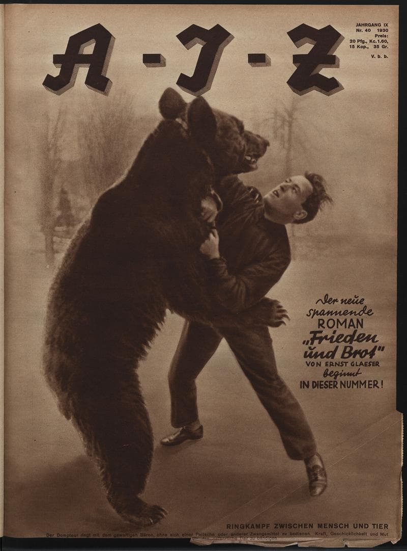 AIZ 9 (1930), 40 Copertina