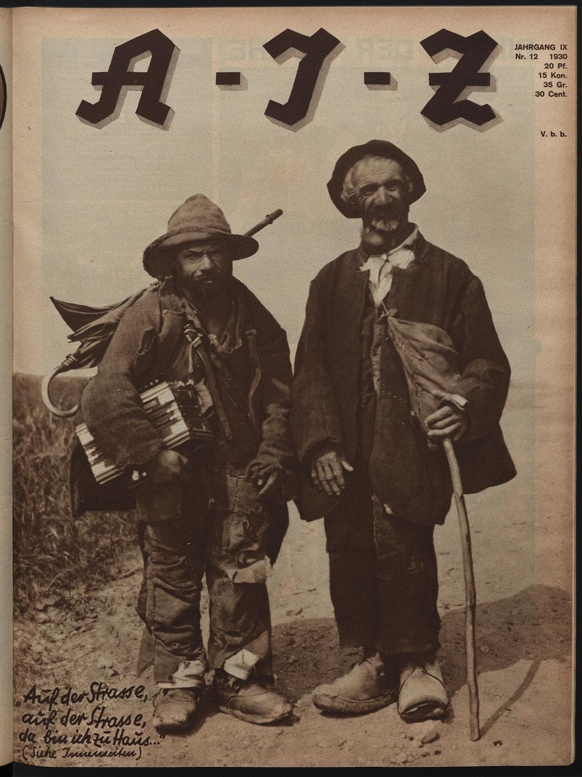 AIZ 9 (1930), 12 Copertina