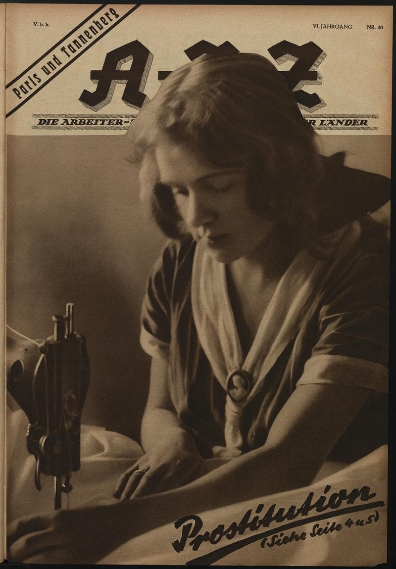 AIZ 6 (1927), 40 Copertina