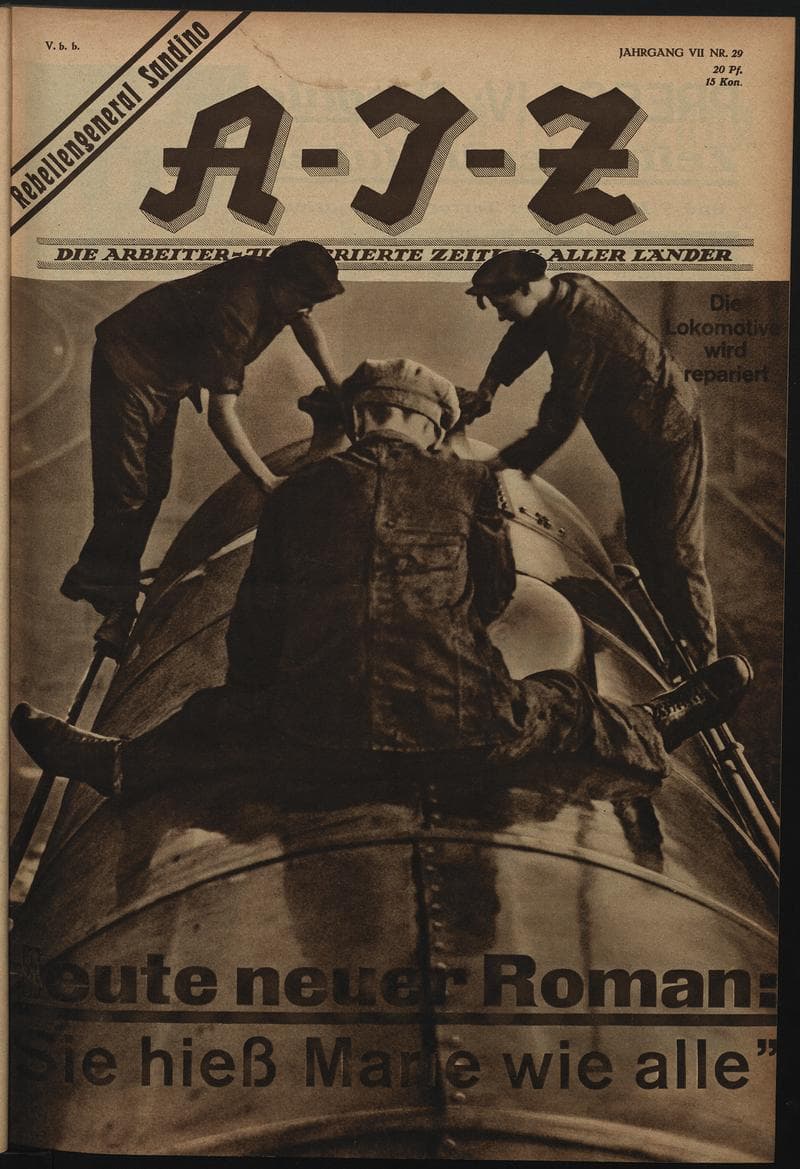 AIZ 7 (1928), 29 Copertina