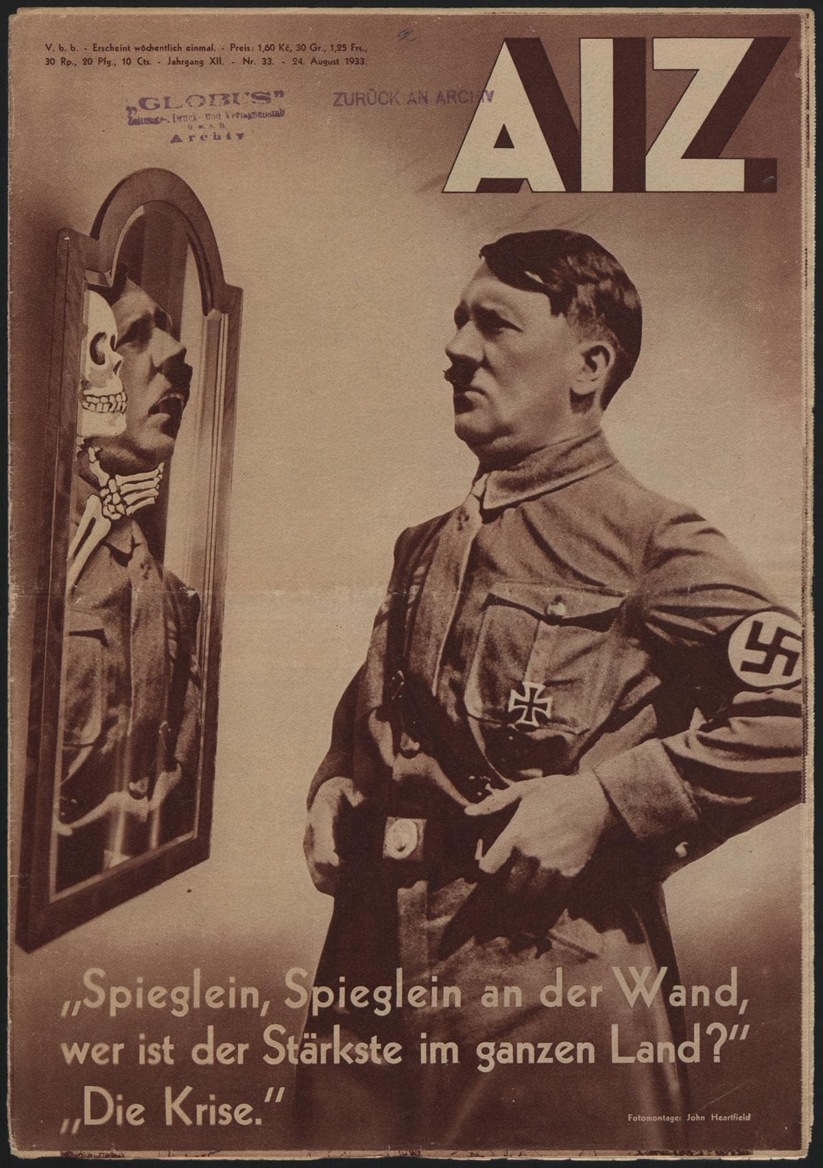 AIZ 12 (1933), 33 Copertina