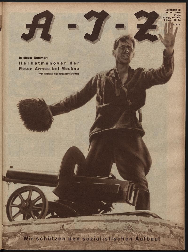 AIZ 9 (1930), 44 Copertina