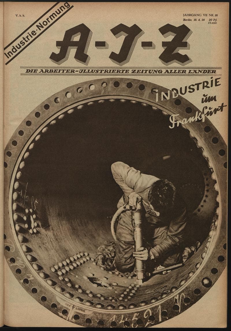 AIZ 7 (1928), 16 Copertina