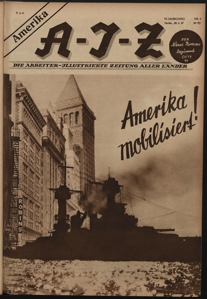 AIZ 7 (1927), 4 Copertina