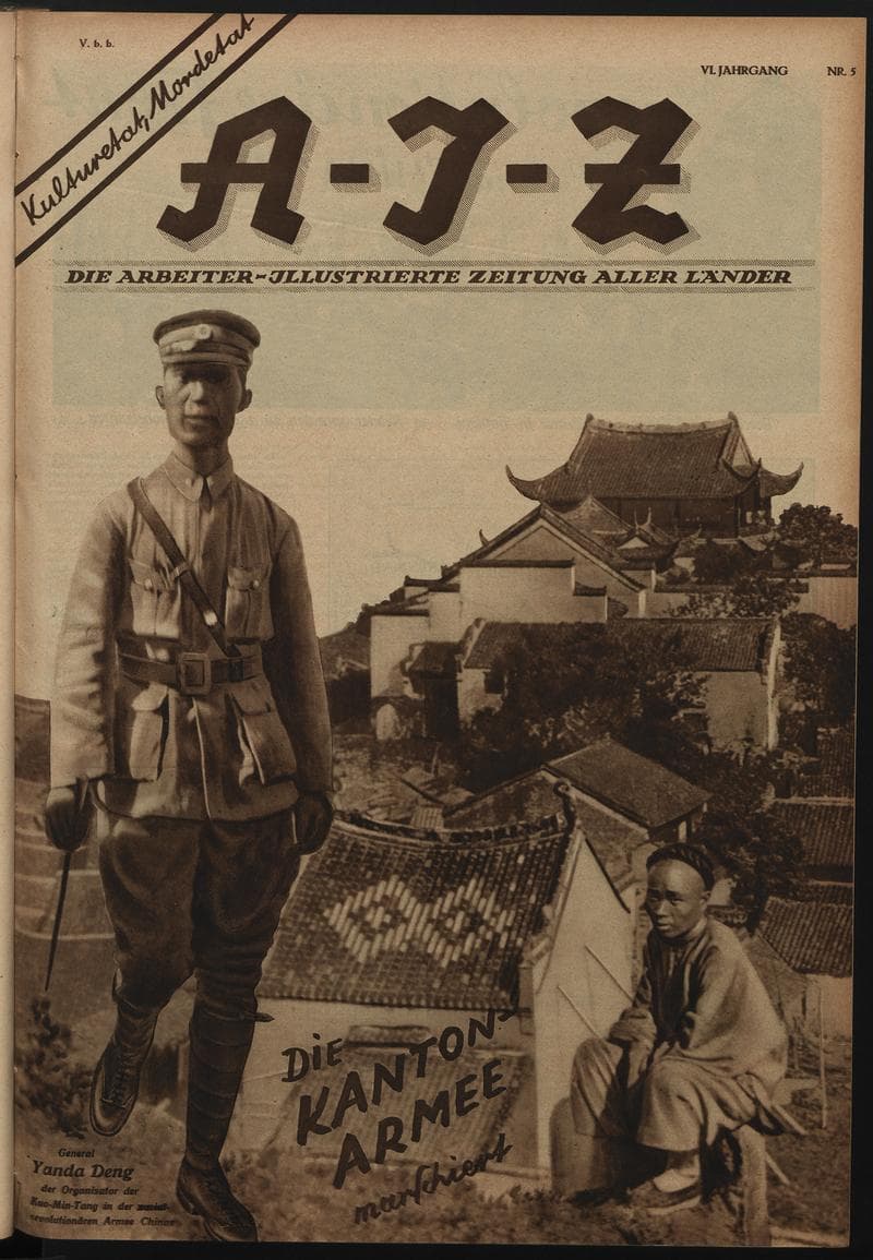 AIZ 7 (1927), 5 Copertina