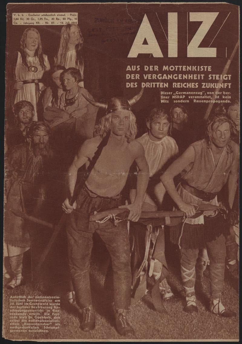 AIZ 12 (1933), 27 Copertina