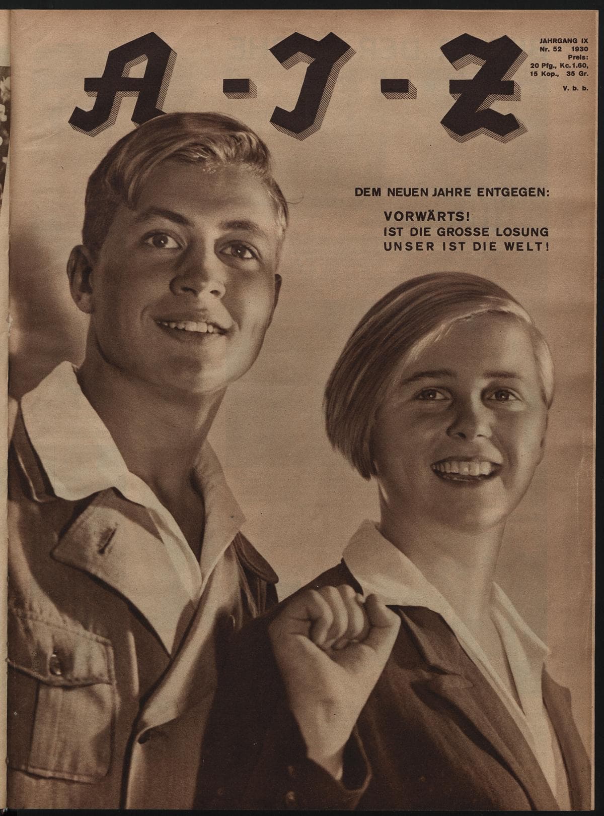AIZ 9 (1930), 52 Copertina