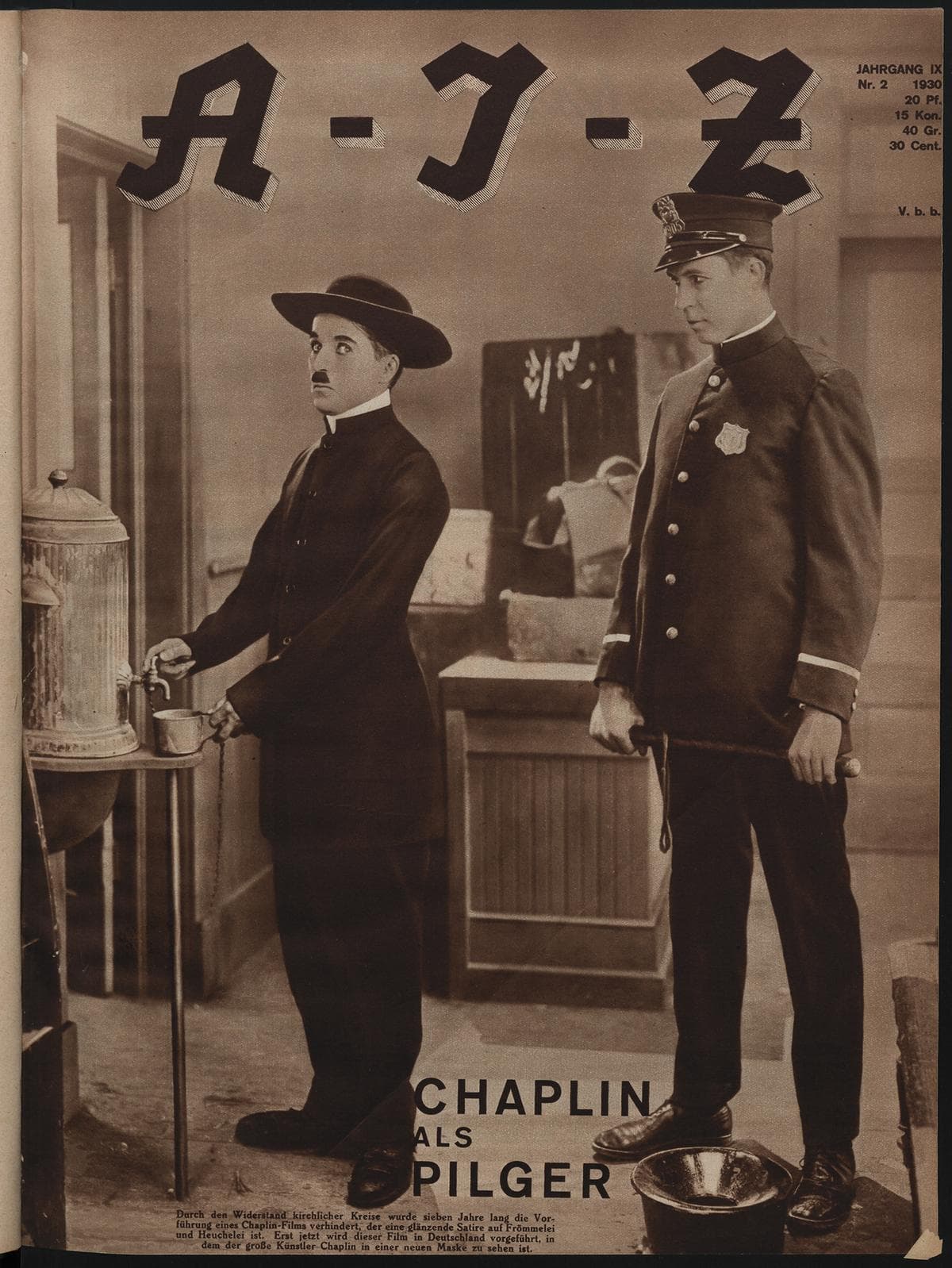 AIZ 9 (1930), 2 Copertina