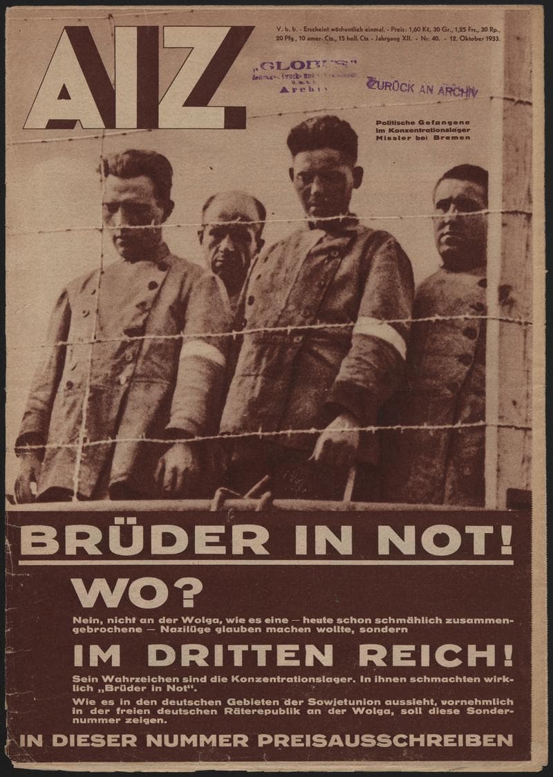 AIZ 12 (1933), 40 Copertina