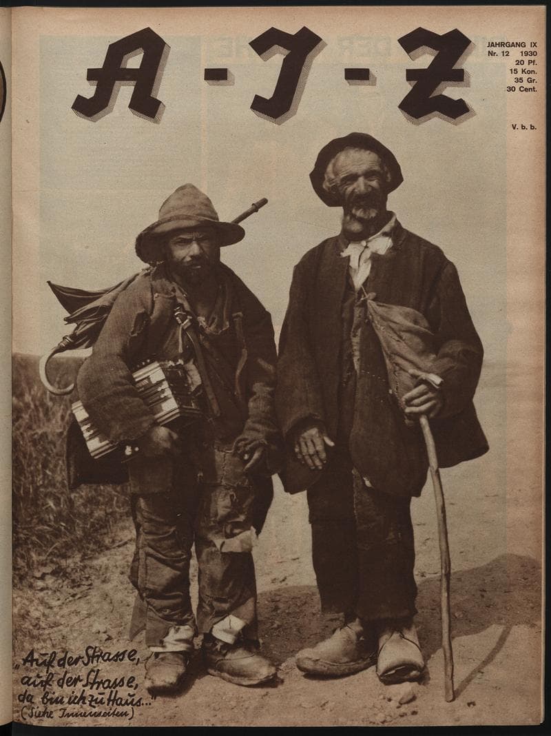 AIZ 9 (1930), 12 Copertina