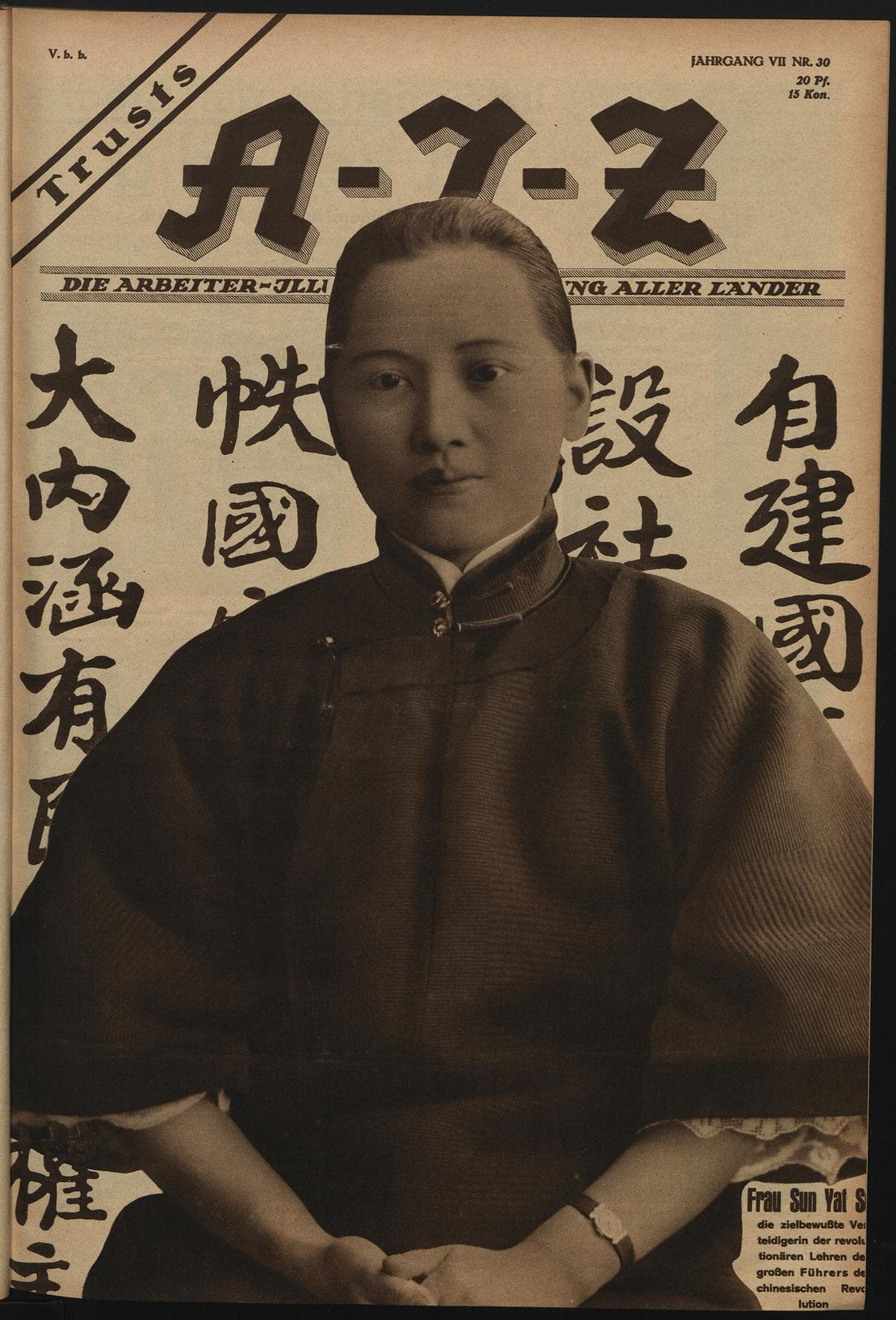 AIZ 7 (1928), 30 Copertina