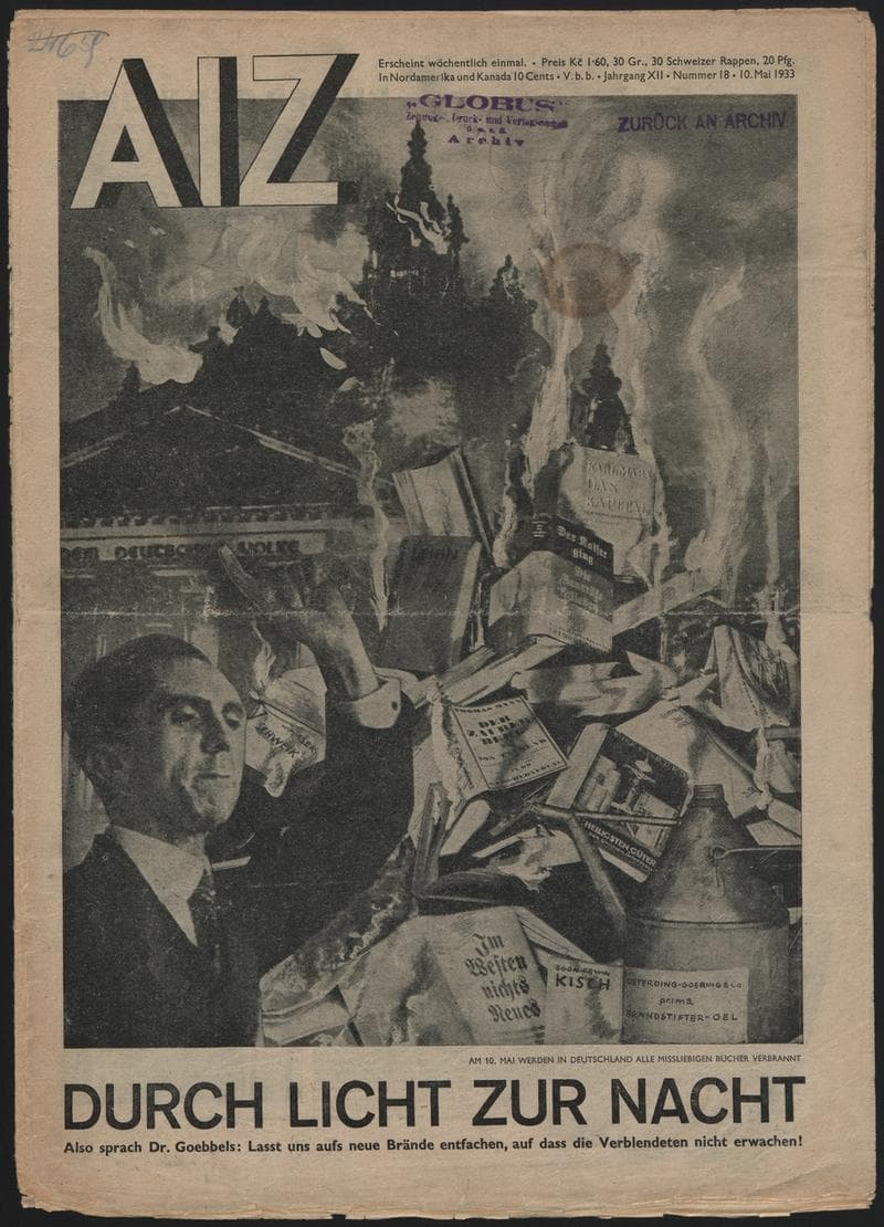 AIZ 12 (1933), 18 Copertina