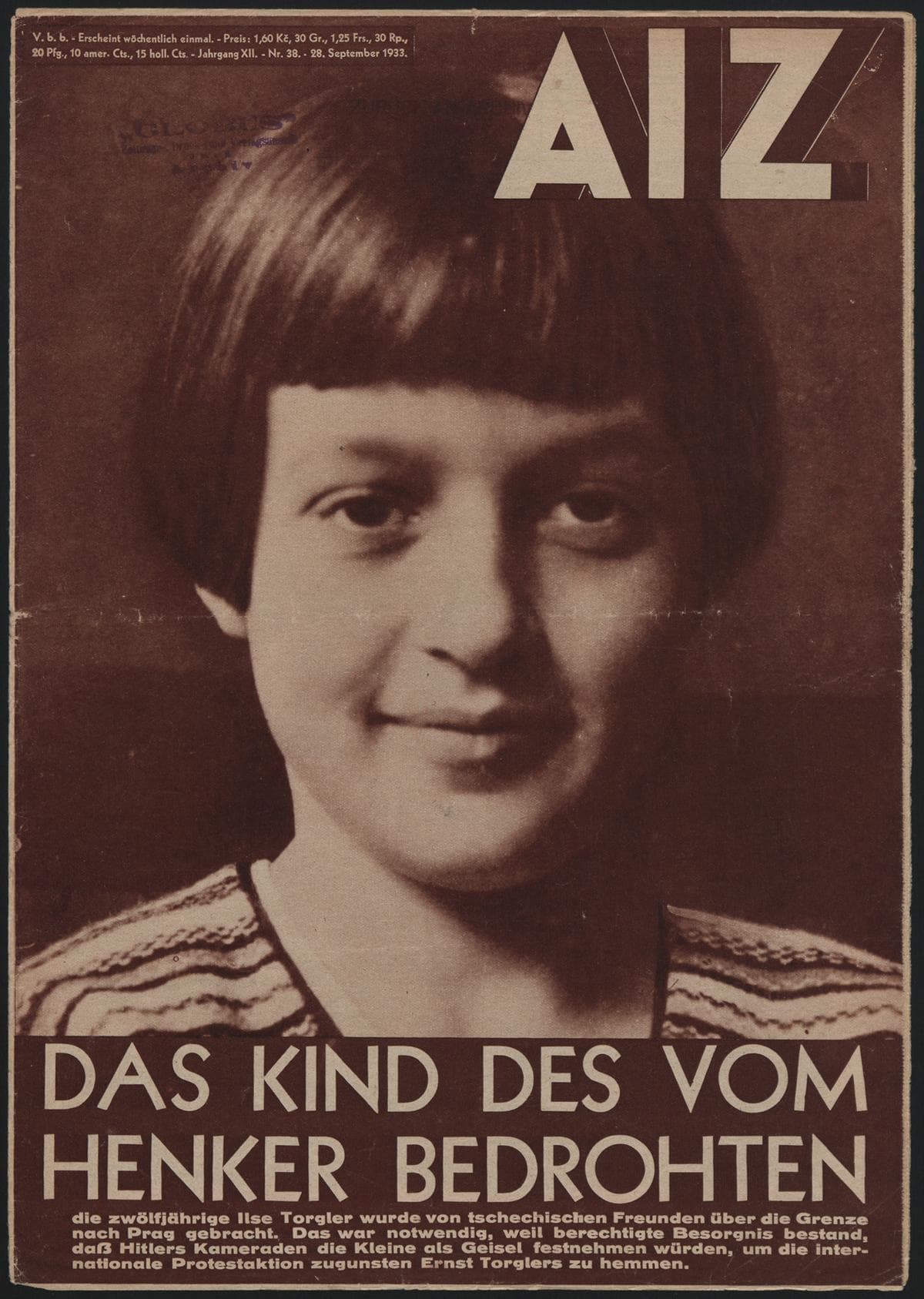 AIZ 12 (1933), 38 Copertina