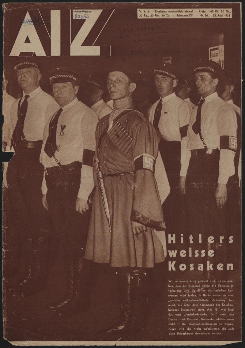 AIZ 12 (1933), 20 Copertina